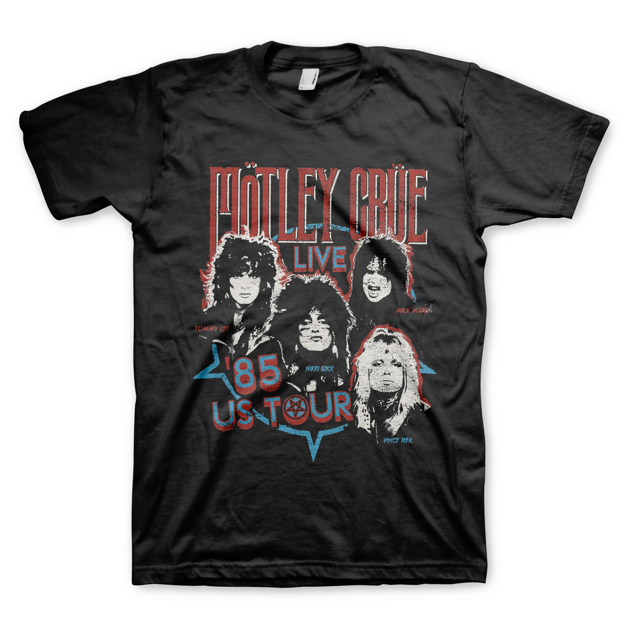 Motley Crue Live 85 T-Shirt