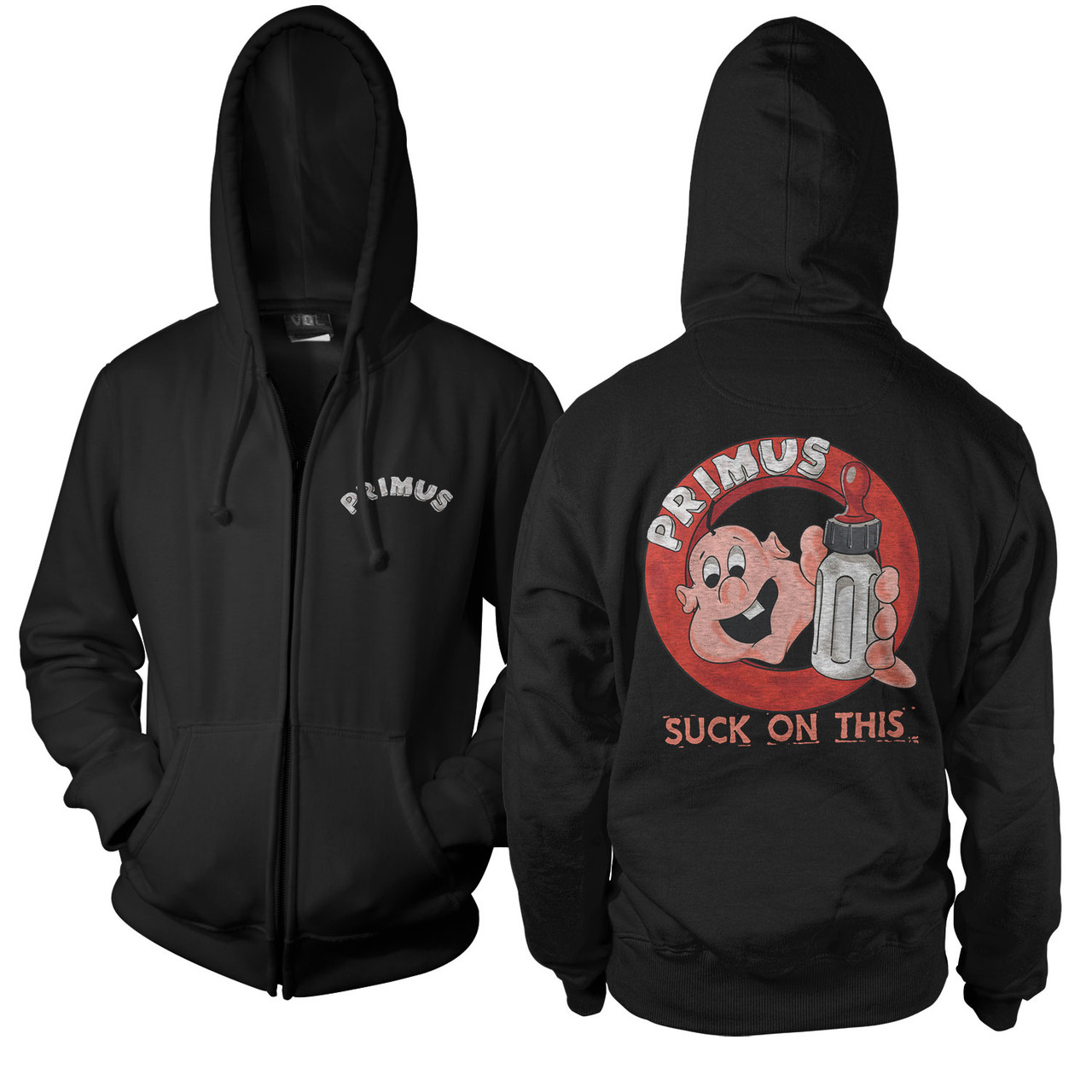 Primus Suck on This Zip Hoodie Sweatshirt