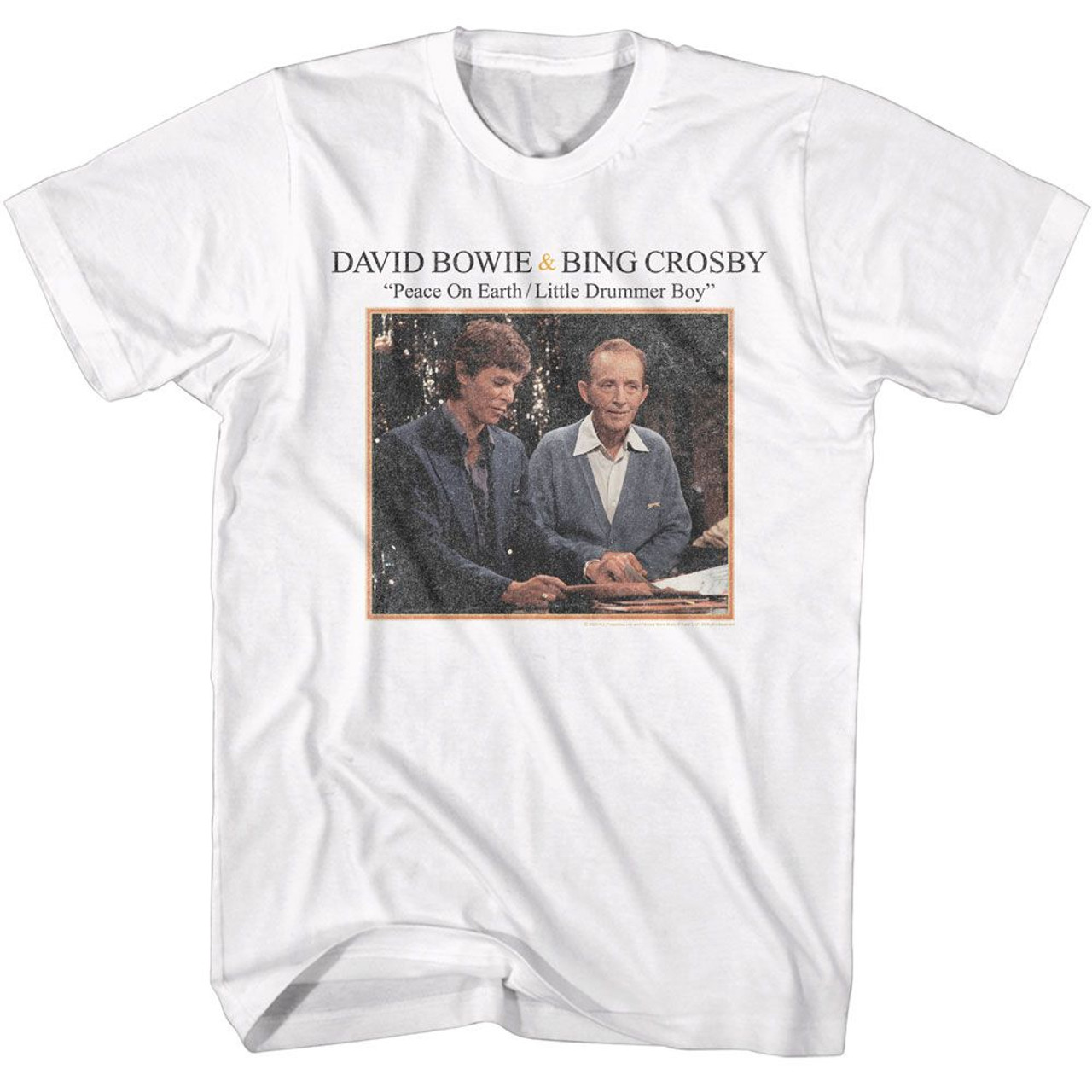 Bing Crosby Bowie and Bing Crosby White T-Shirt