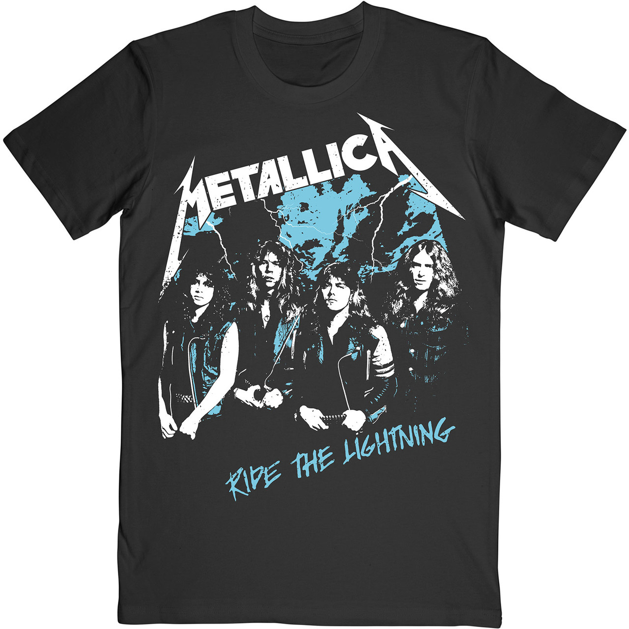 90’s LLICA RIDE THE LIGHTNING Tシャツ Metallica Unisex T-Shirt Vintage Ride The Lightning - Official