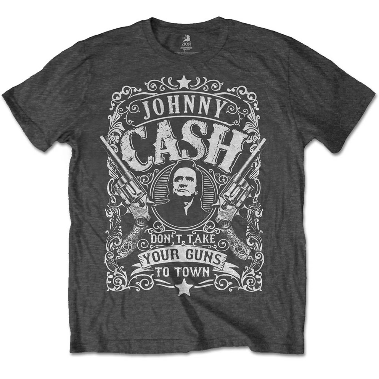 Johnny Cash Unisex T-Shirt Don't Take Your Guns To Town