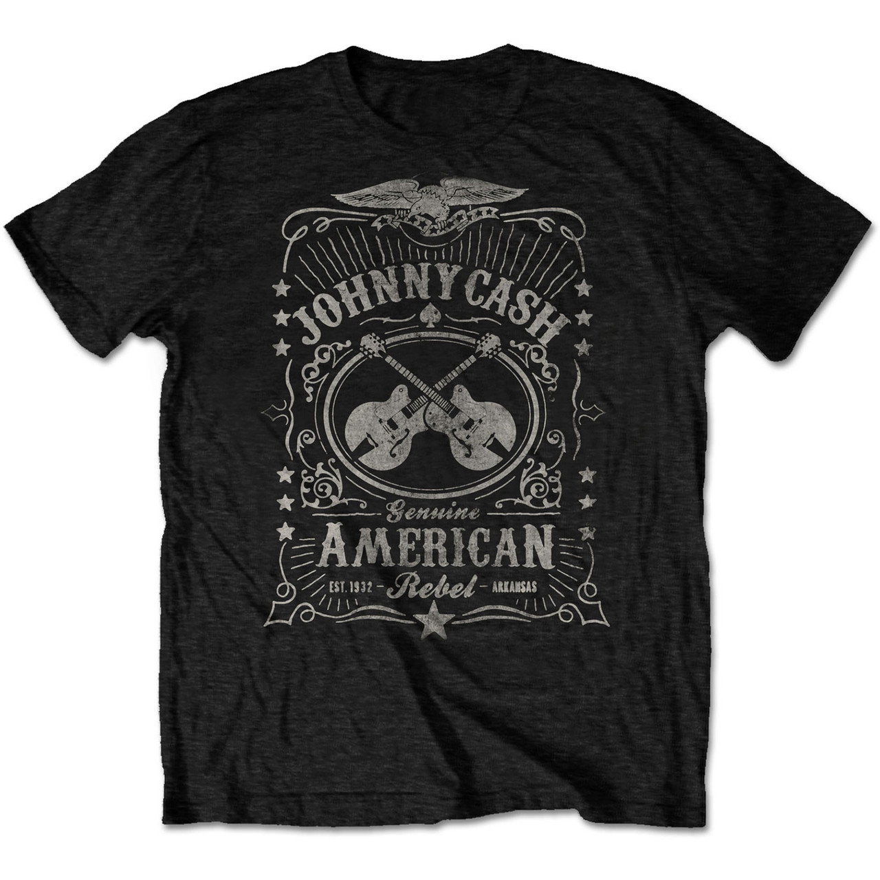 Johnny Cash Unisex T-Shirt American Rebel Black