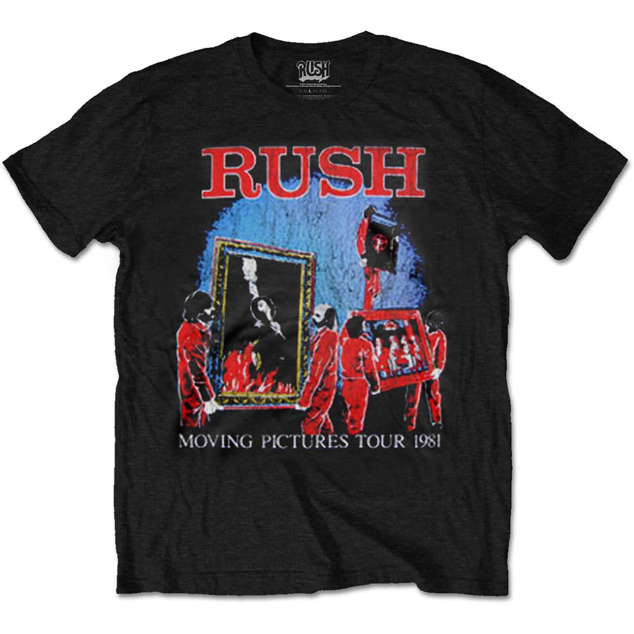 Rush Unisex T-Shirt Moving Pictures Tour