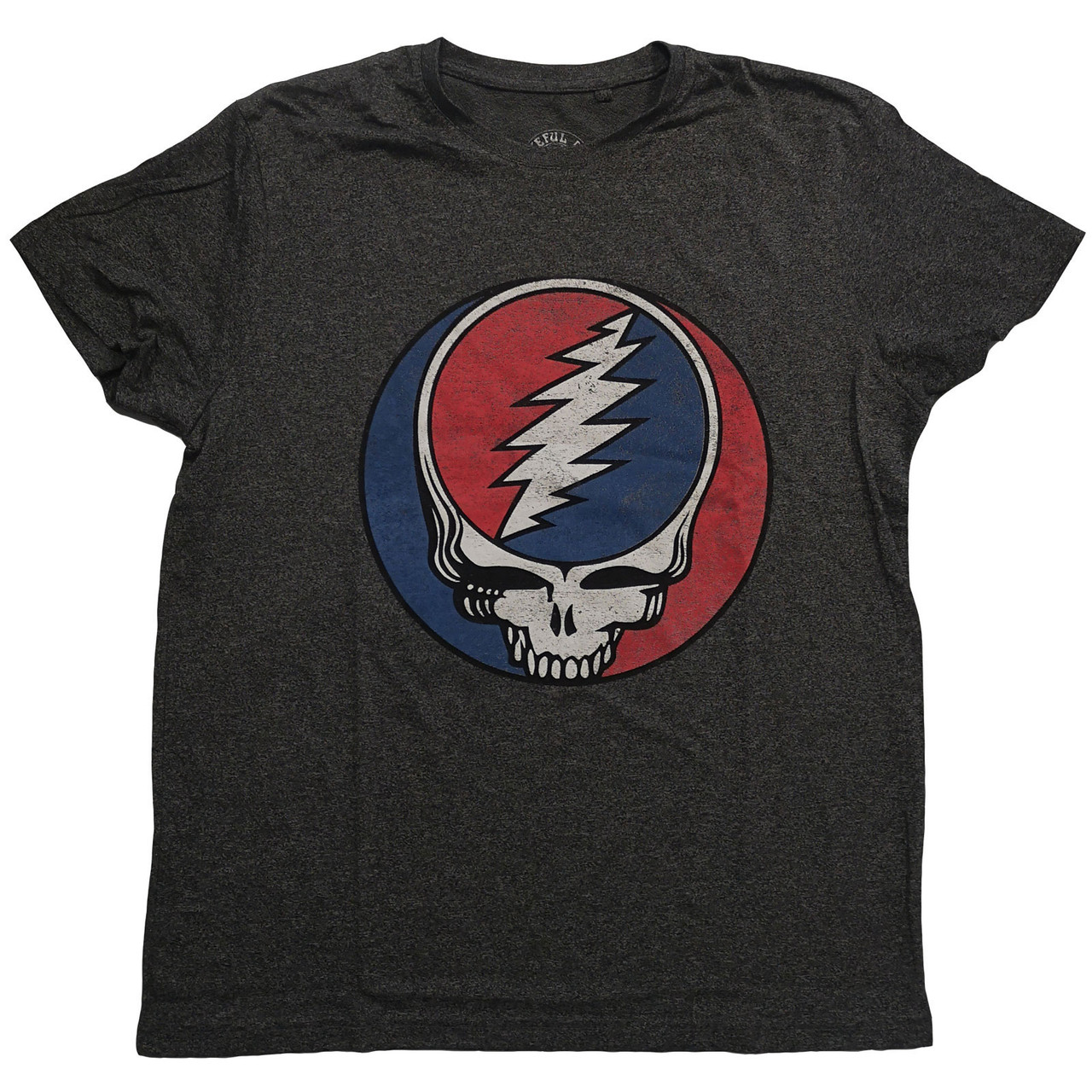 Grateful Dead Unisex T-Shirt Steal Your Face Classic Brindle