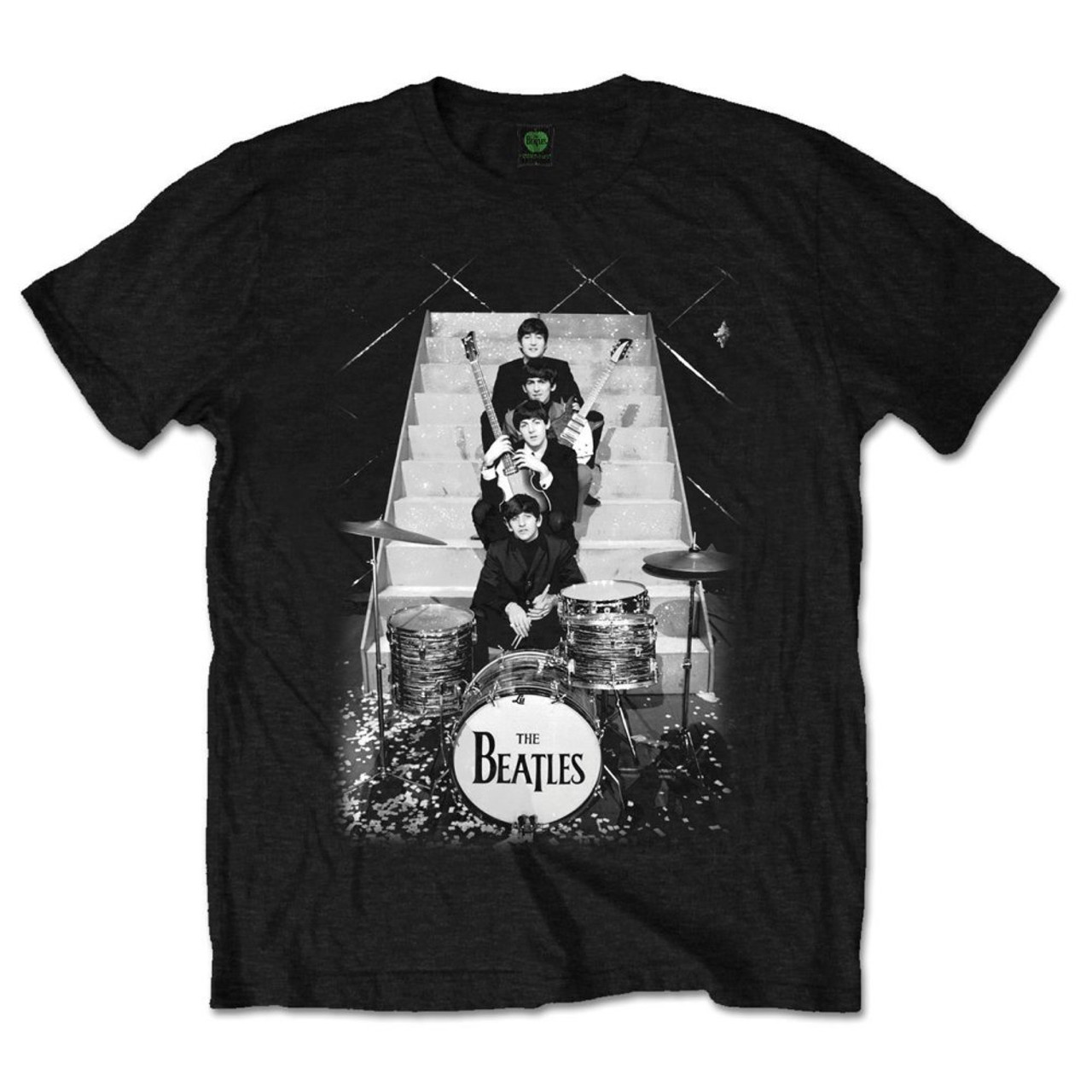 The Beatles Unisex T-Shirt Stage Stairs