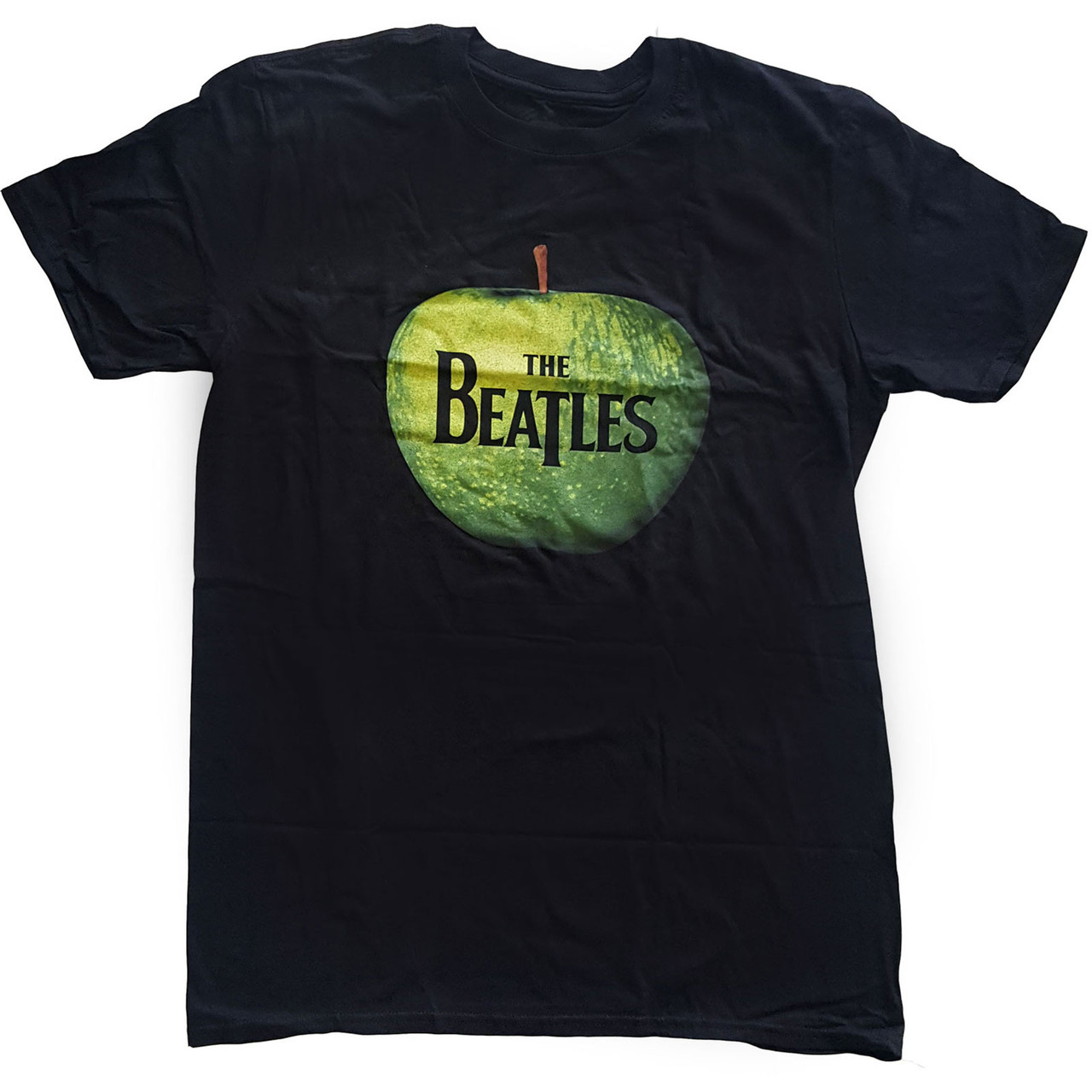 The Beatles Unisex T-Shirt Apple Logo Black