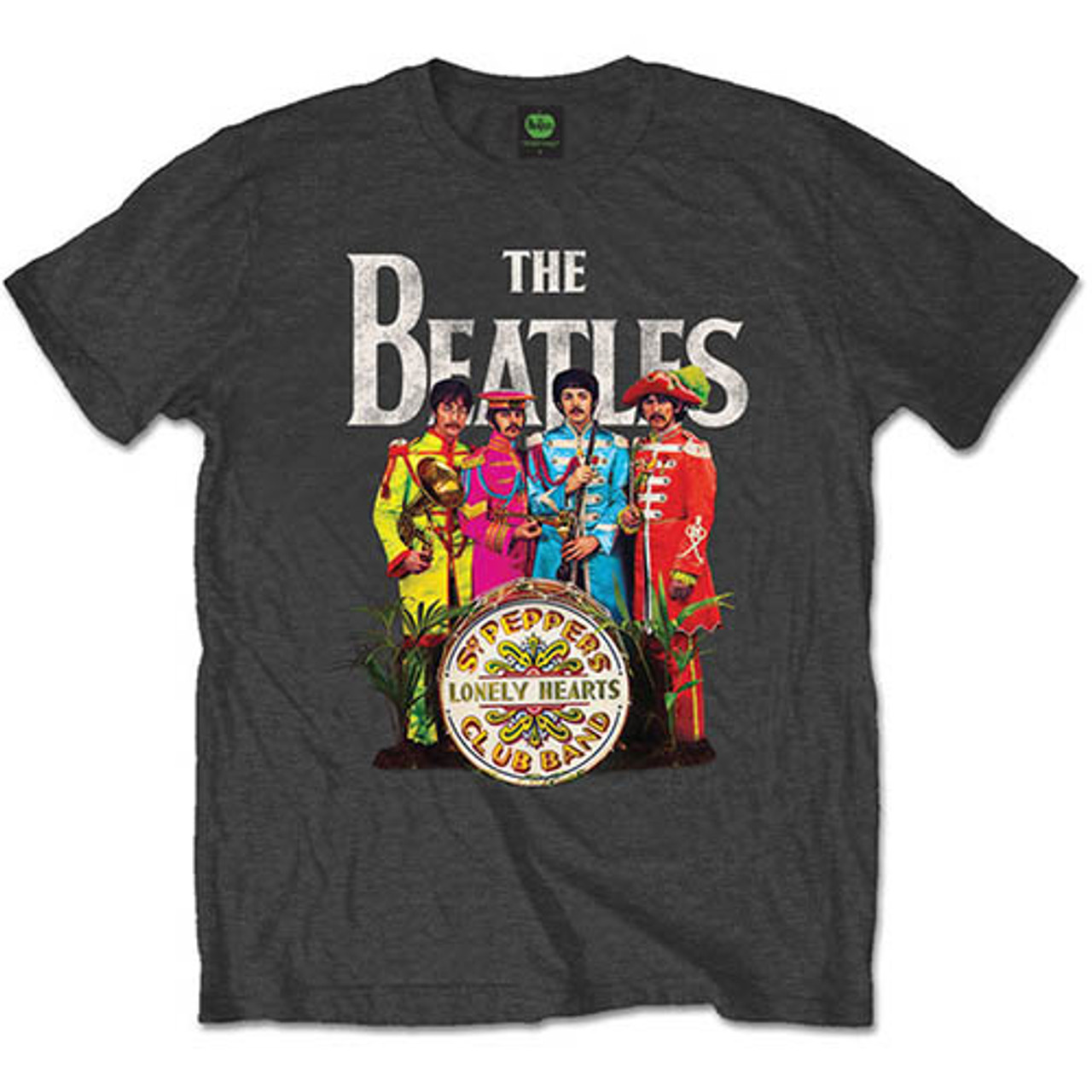 The Beatles Unisex T-Shirt Sgt Pepper Grey