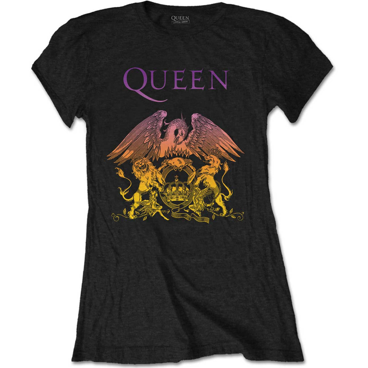 Queen Women's T-Shirt Gradient Crest