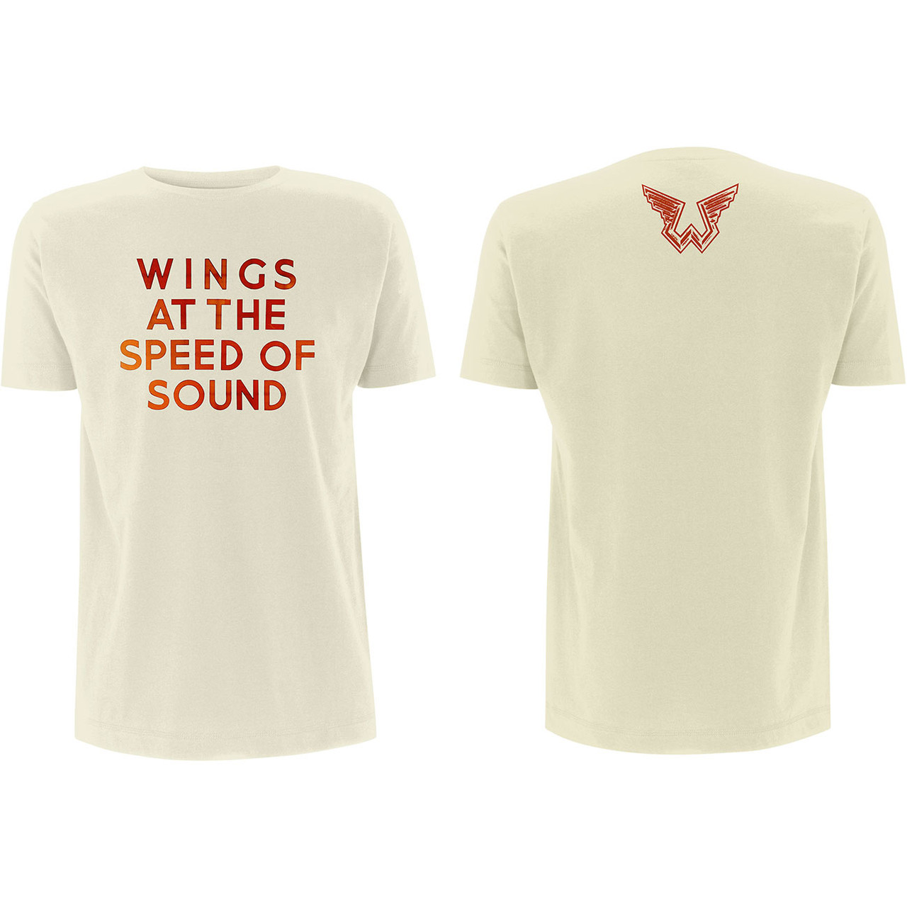 Paul McCartney Unisex T-Shirt Wings at the Speed of Sound (Back Print)
