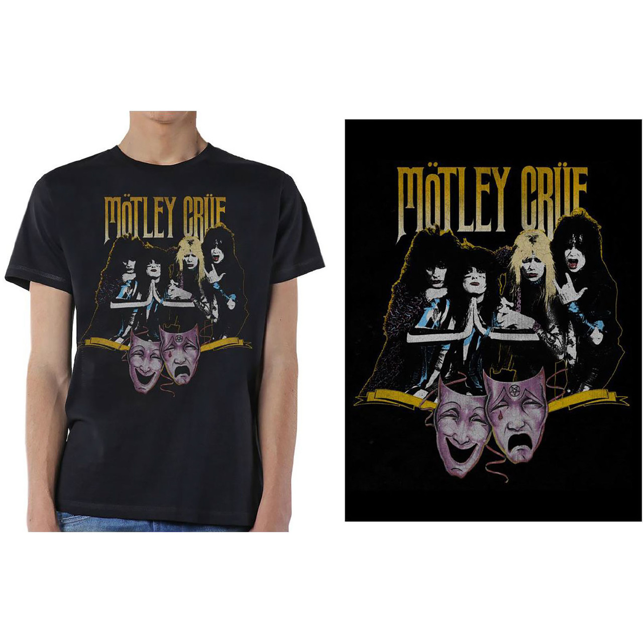 Motley Crue Unisex T-Shirt Theatre Vintage