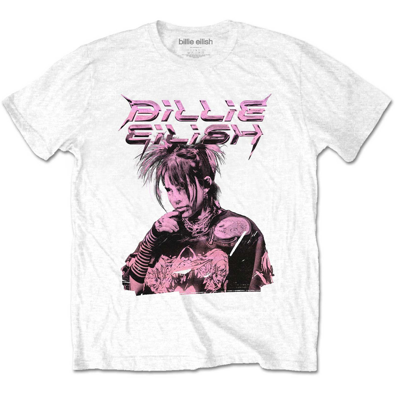 Billie Eilish Unisex T-Shirt Purple Illustration