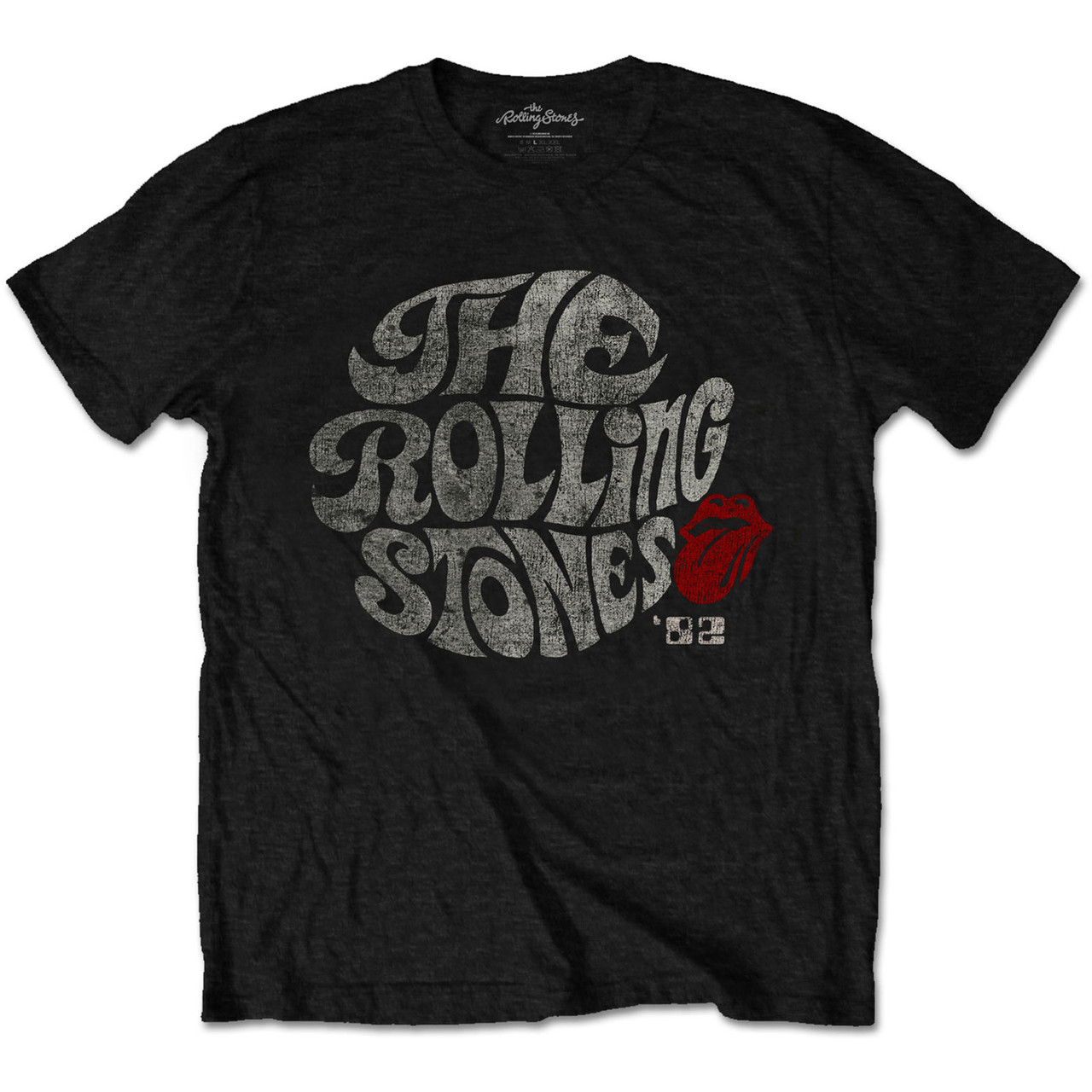 The Rolling Stones Unisex T-Shirt Swirl Logo '82 (Eco-Friendly)