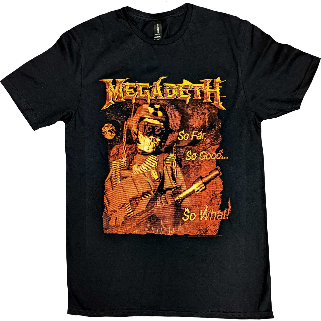 FRUIT OF THE LOOMTシャツ M MEGADETH 平成アメカジ Megadeth Unisex T-Shirt SFSGSW Tonal Glitch