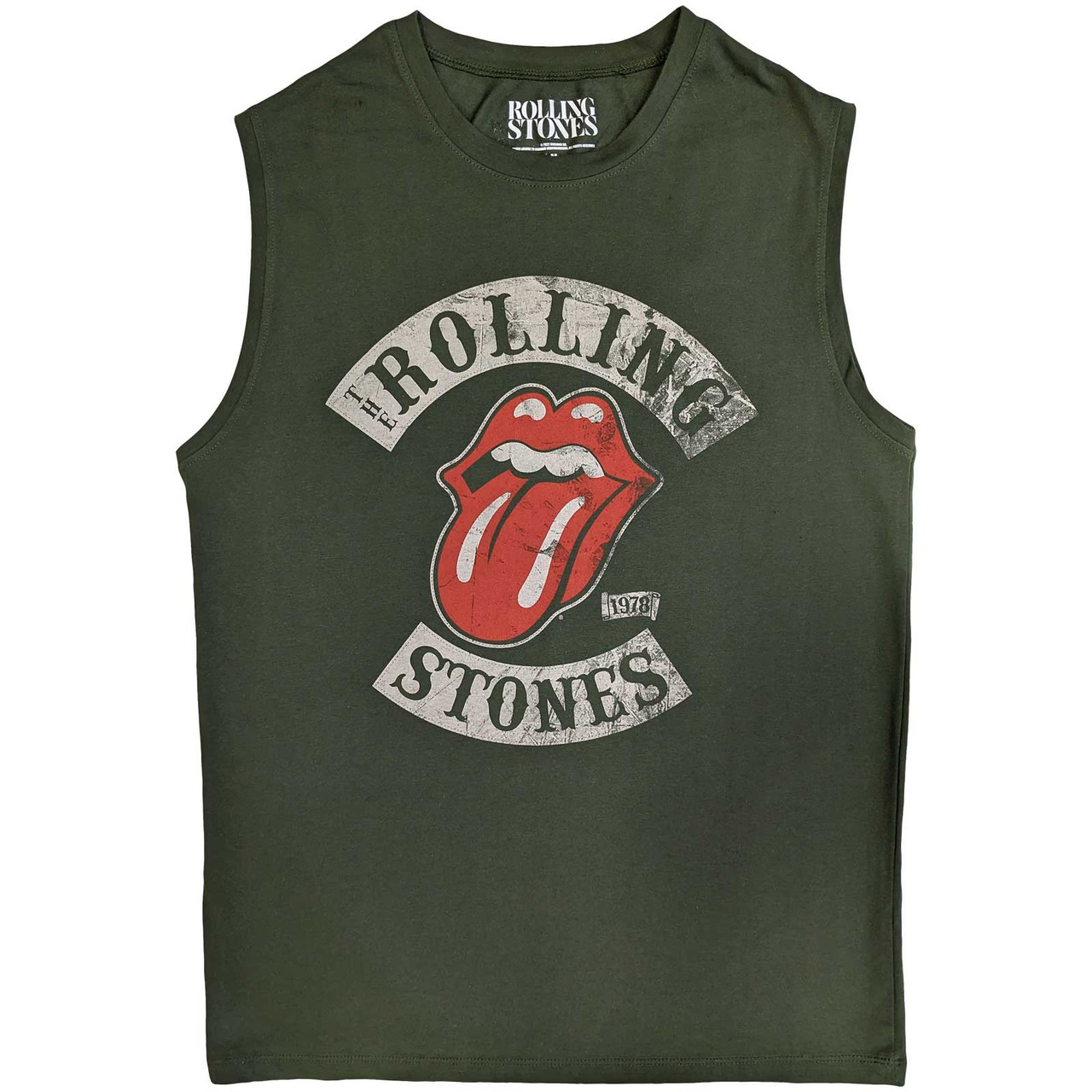 The Rolling Stones 90'sタンクトップ Rolling Stones Unisex Muscle Tank T-Shirt Tour 78