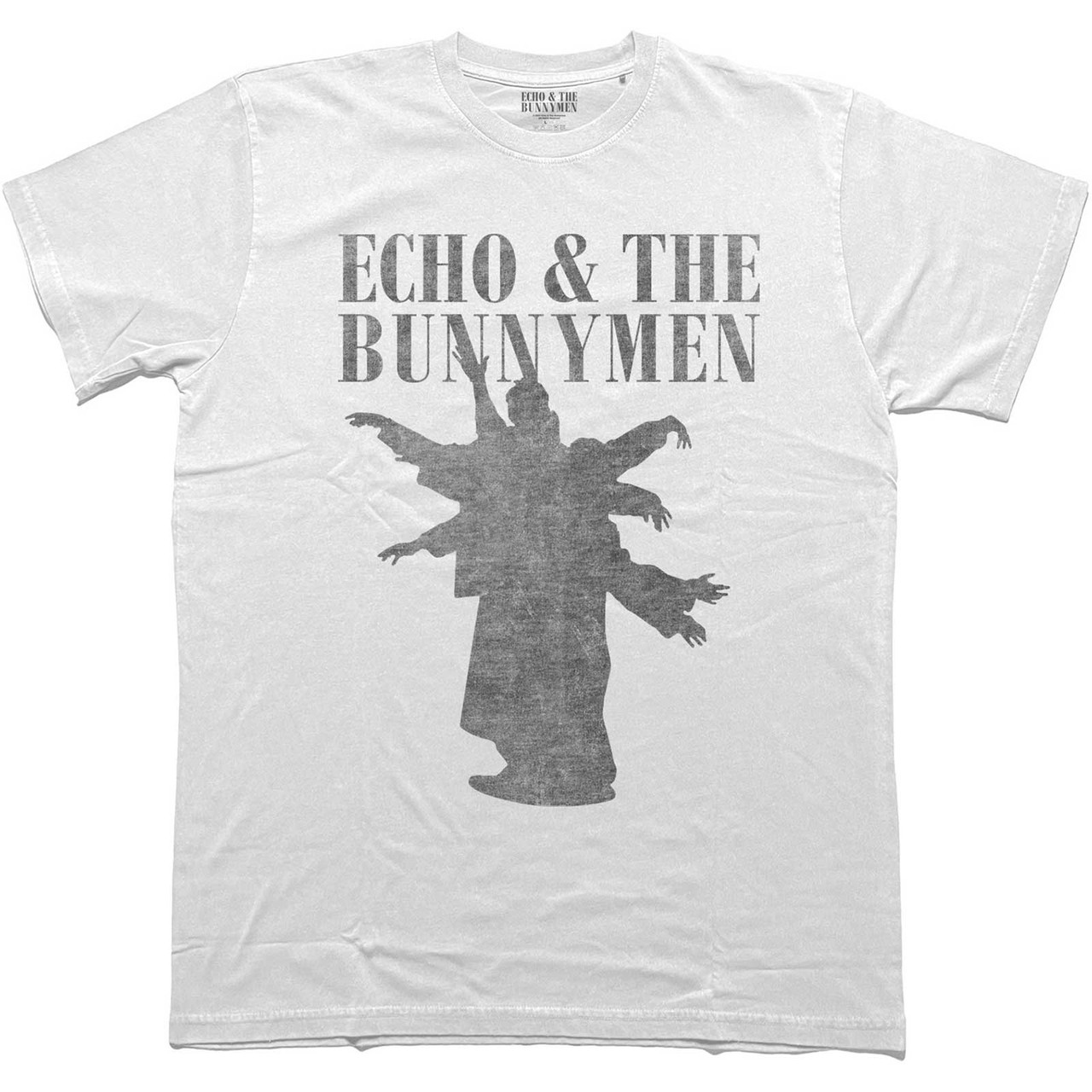 Echo & The Bunnymen Unisex T-Shirt Silhouettes White