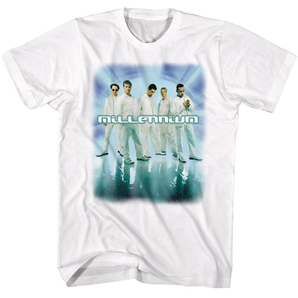 Backstreet Boys Millennium White Adult T-Shirt