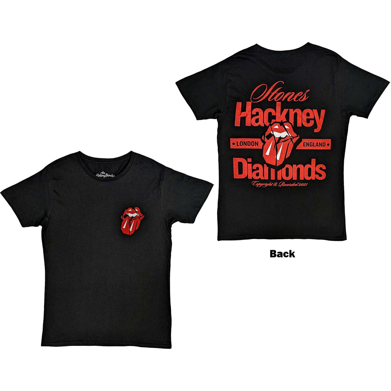 Rolling Stones Unisex T-Shirt Hackney Diamonds Hackney London (Back Print)