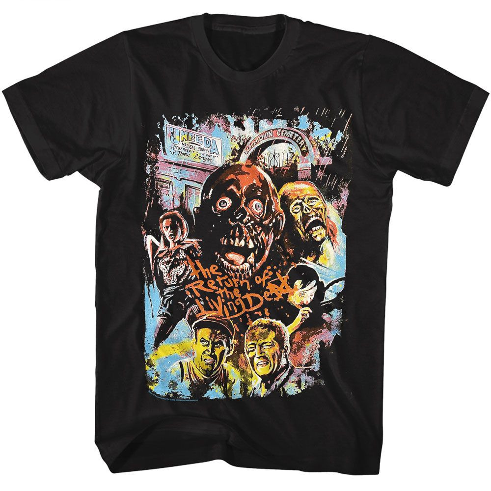 The Return Of The Living Dead Joe K Art Black T-Shirt
