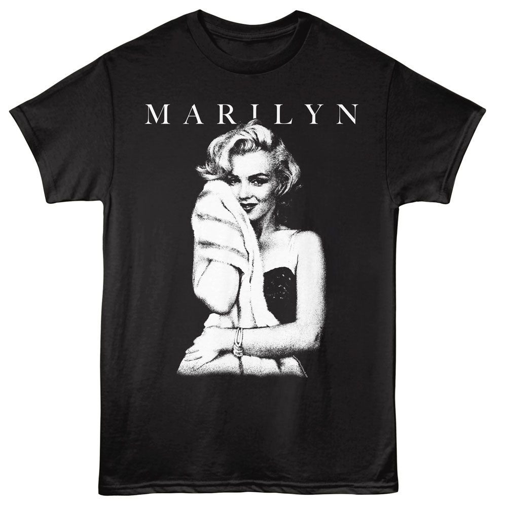 Marilyn Monroe Soft Hug Black T-Shirt