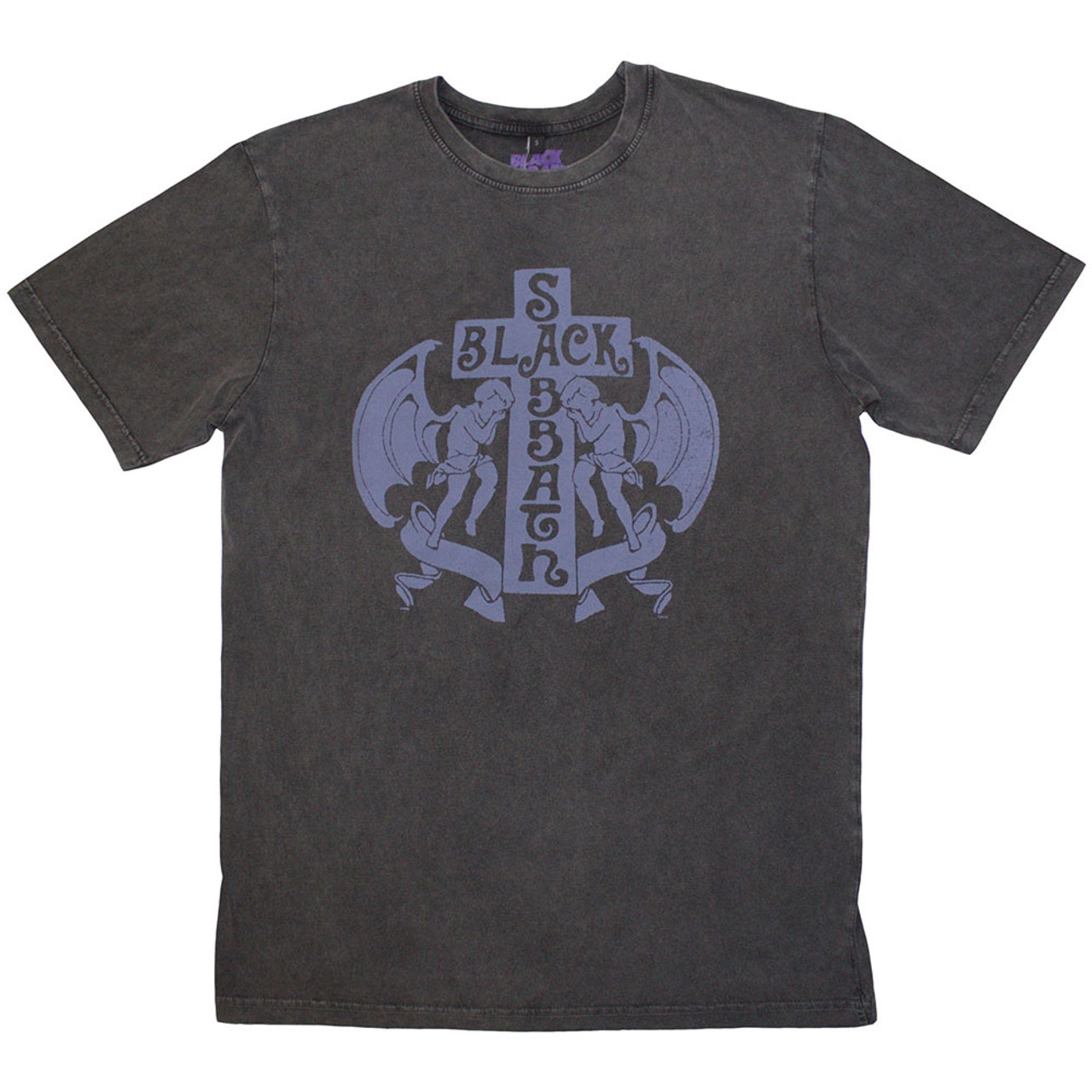 Black Sabbath Unisex Stone Wash T-Shirt Angels Stone Wash