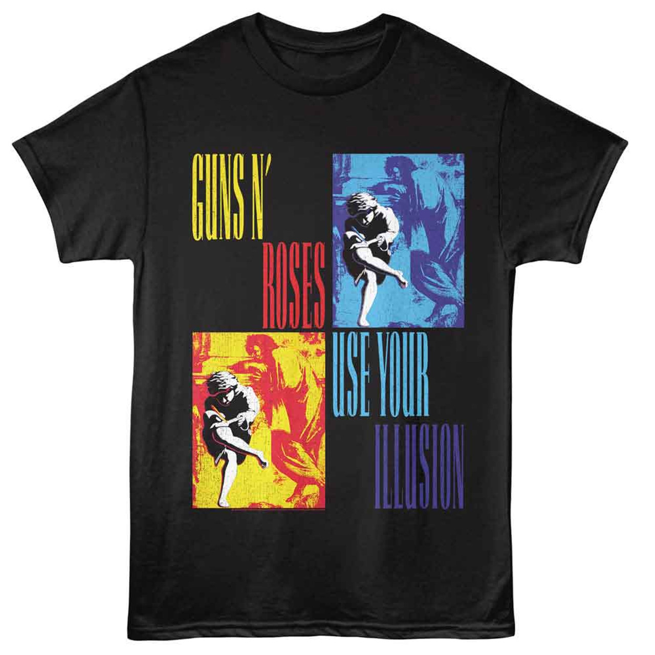 Guns N Roses Use Your Illusion Black T-Shirt