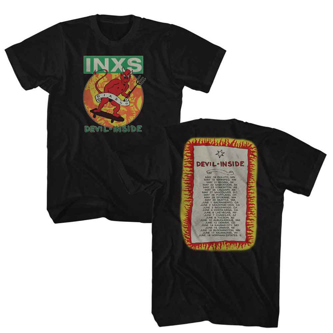 INXS Devil Inside Black T-Shirt