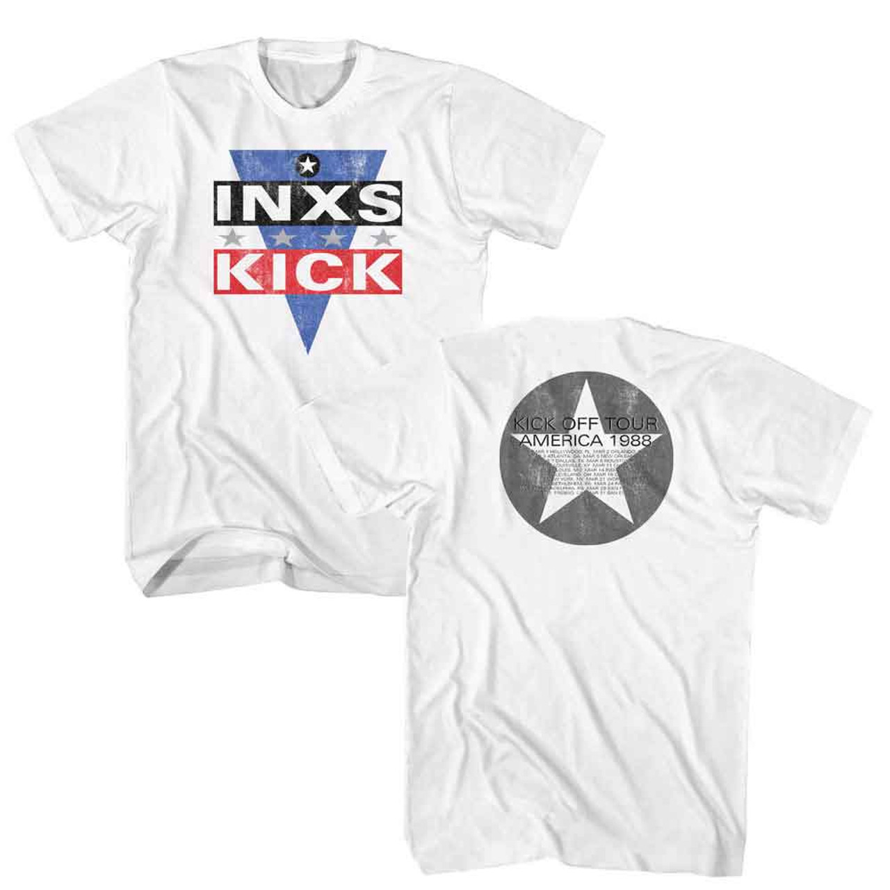 INXS Kick Off Tour White T-Shirt