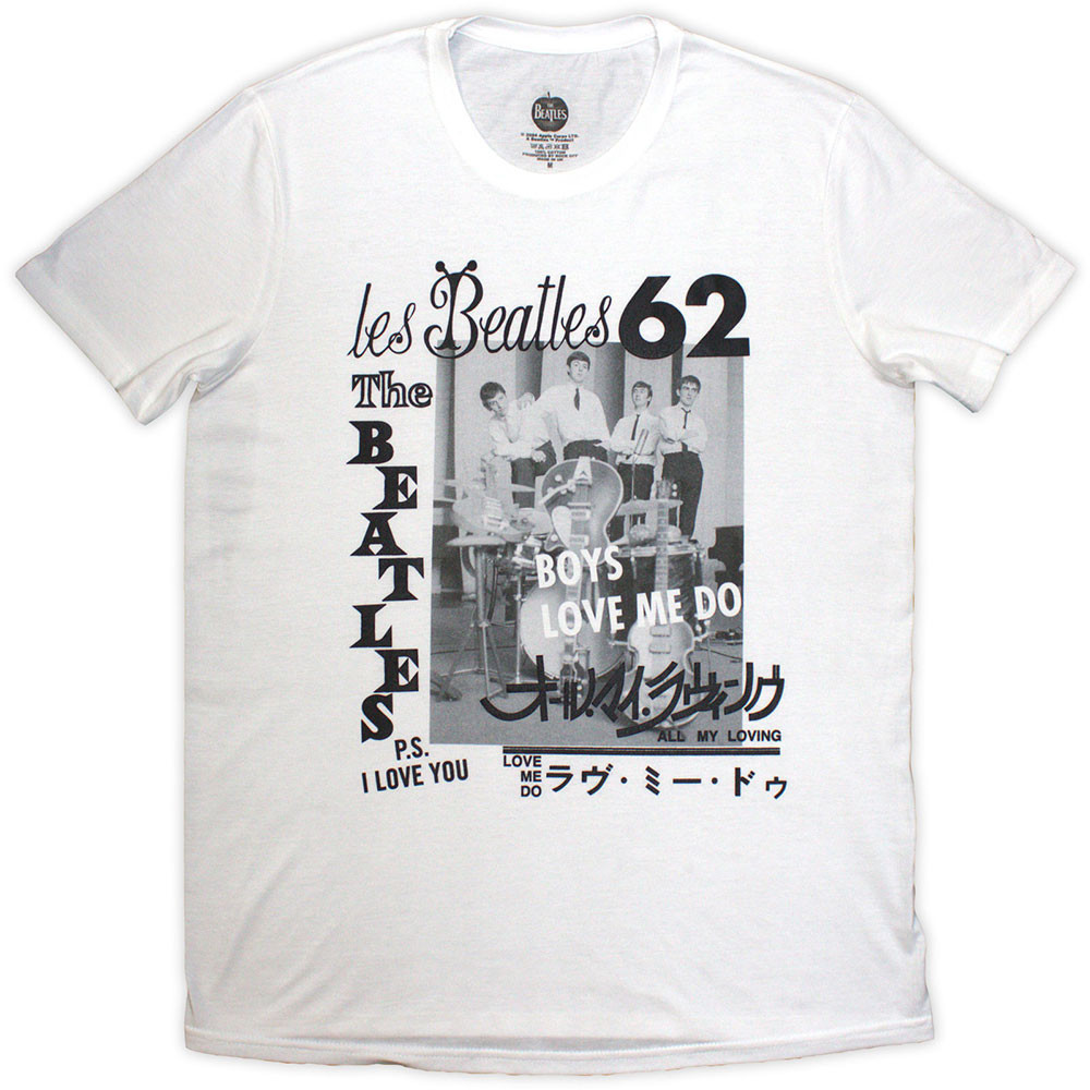 The Beatles Unisex T-Shirt 1962 (White)