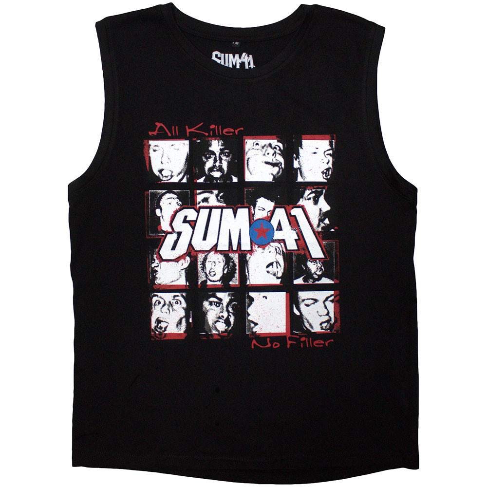 Sum 41 Unisex Muscle Tank T-Shirt All Killer No Filler Tracklist