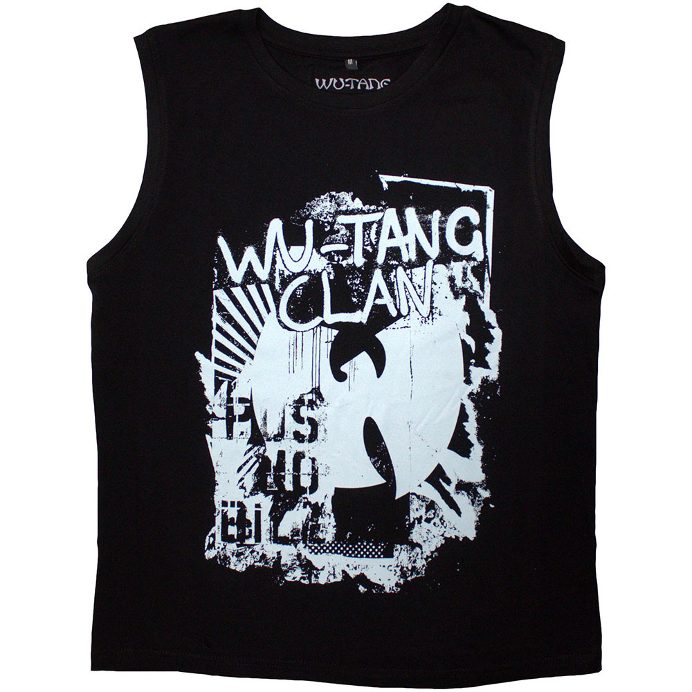 Wu-Tang Clan Unisex Muscle Tank T-Shirt Graffiti (Black)
