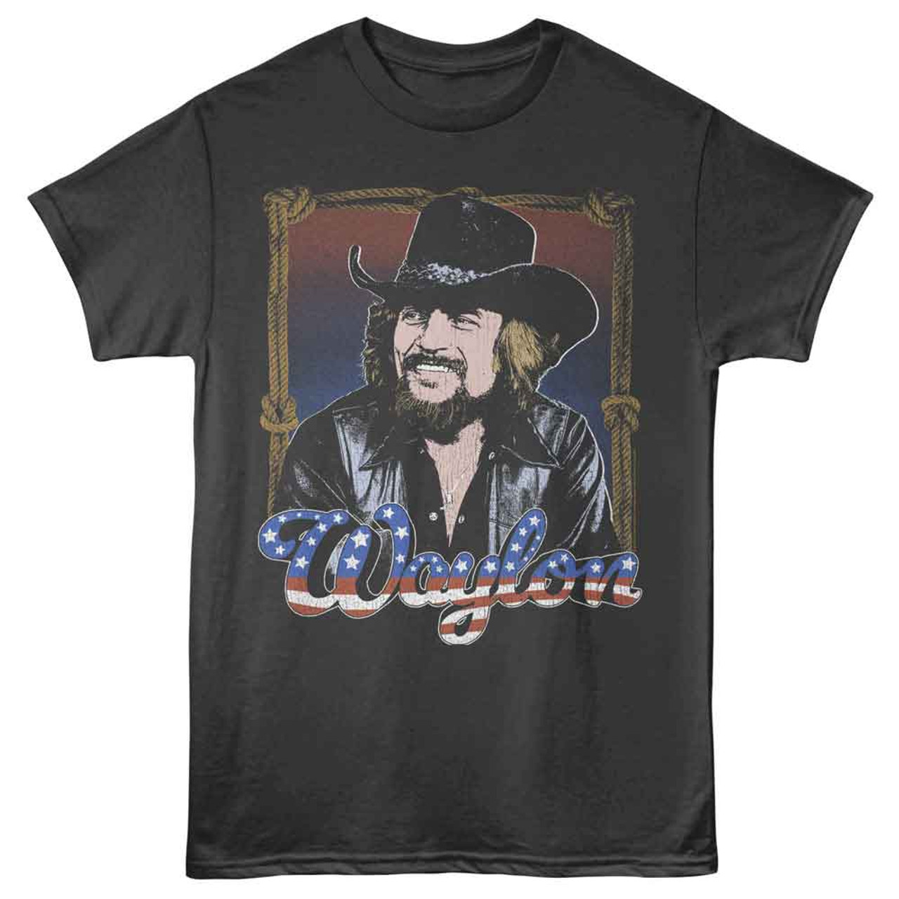 Waylon Jennings Americana Smoke T-Shirt