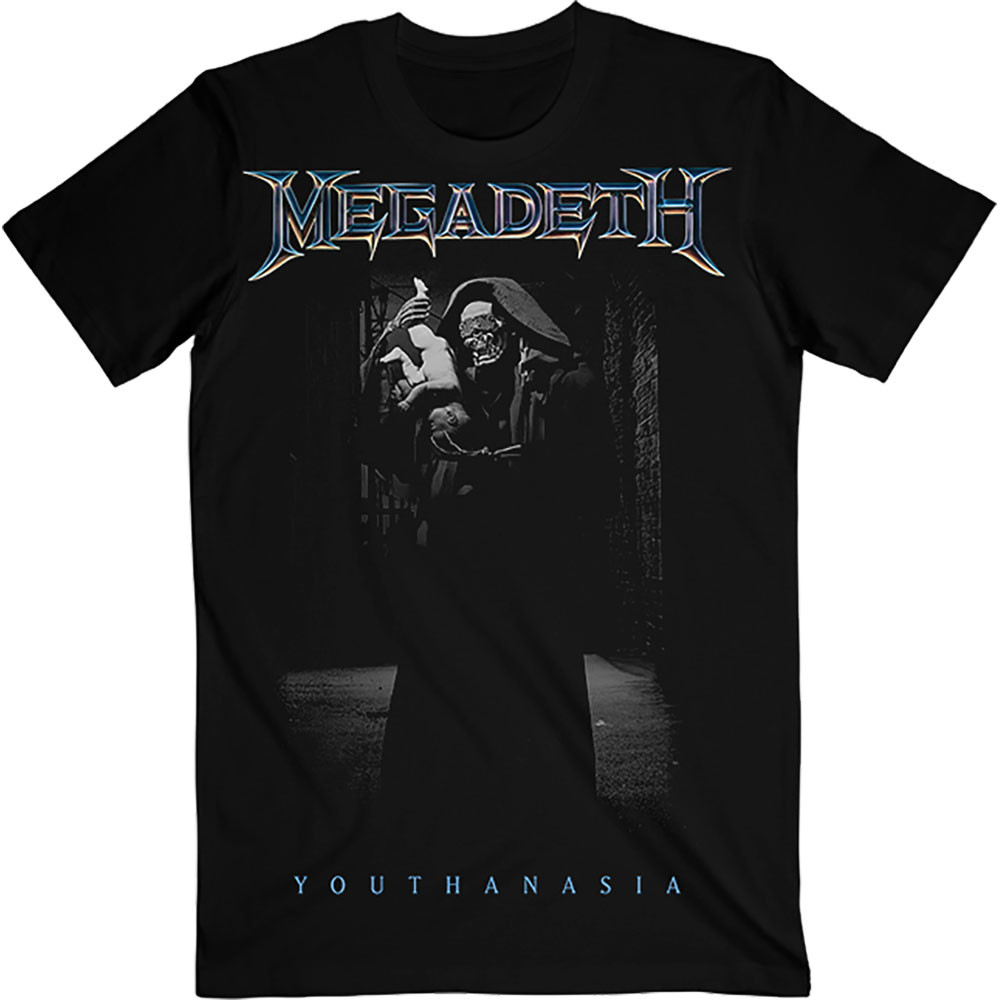 Megadeth Unisex T-Shirt Youthanasia The Broker (Black)