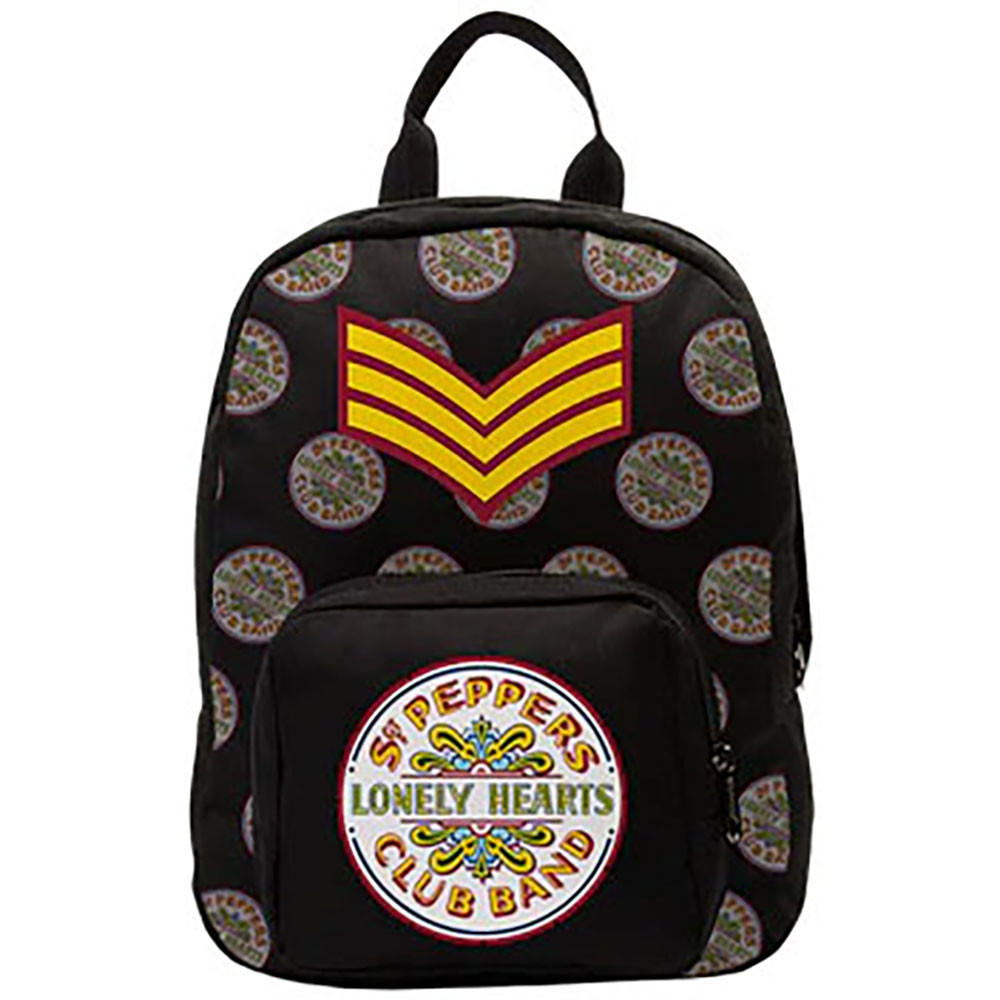 beatles mini backpack Rocksax The Upgrade your bag game today with the Beatles Sgt Peppers Small Rucksack from Vinyl Castle. Beatles Sgt Peppers 1 Backpack