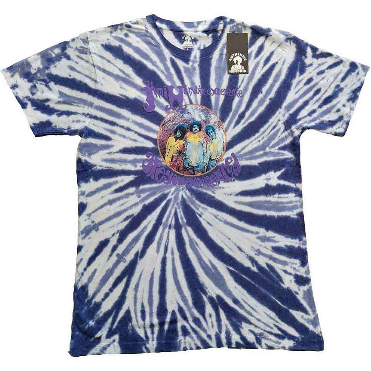 Jimi Hendrix Unisex T-Shirt Are You Experienced (Purple) (Wash Collection)
