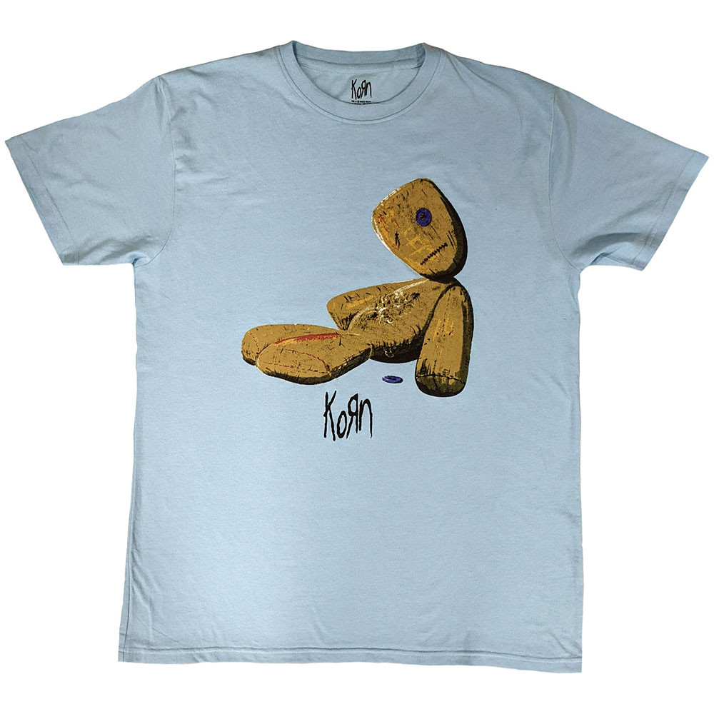Korn コーン Issues ドール ロンT XXL Giant イシューズ Korn Unisex T-Shirt Issues Doll (Light Blue)