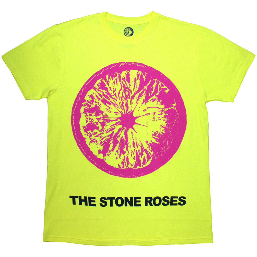 The Stone Roses Unisex T-Shirt Pink Lemon (Yellow)