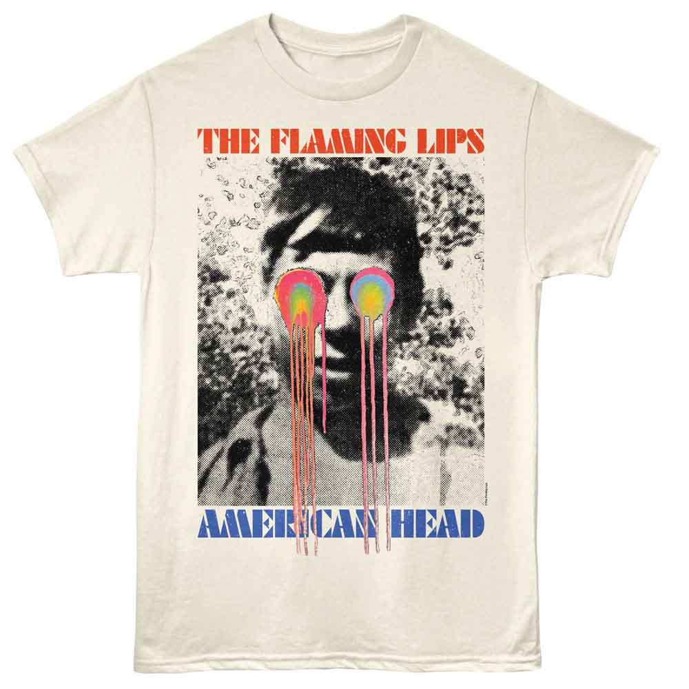 The Flaming Lips American Head Natural T-Shirt