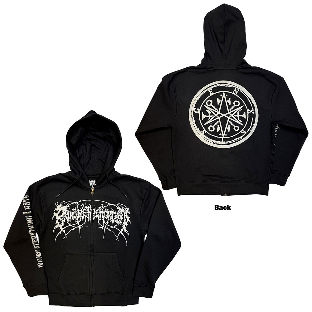 Bring Me The Horizon Unisex Zipped Hoodie Sweatshirt Metal Logo