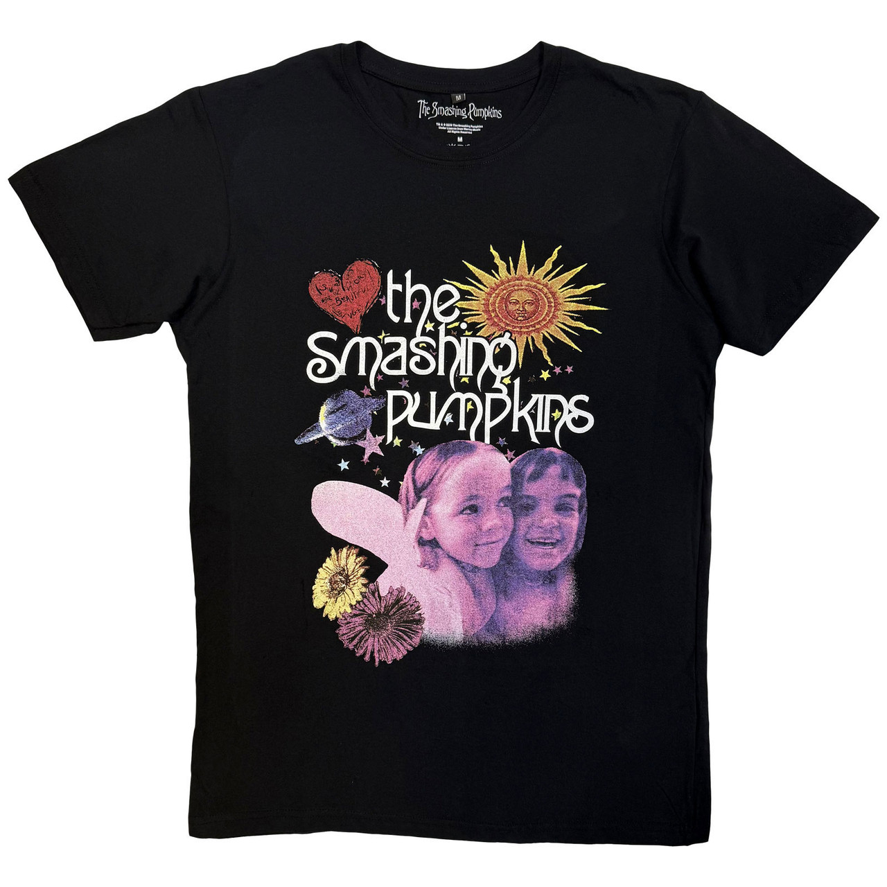 The Smashing Pumpkins Unisex Carbon T-Shirt Celestial Collage
