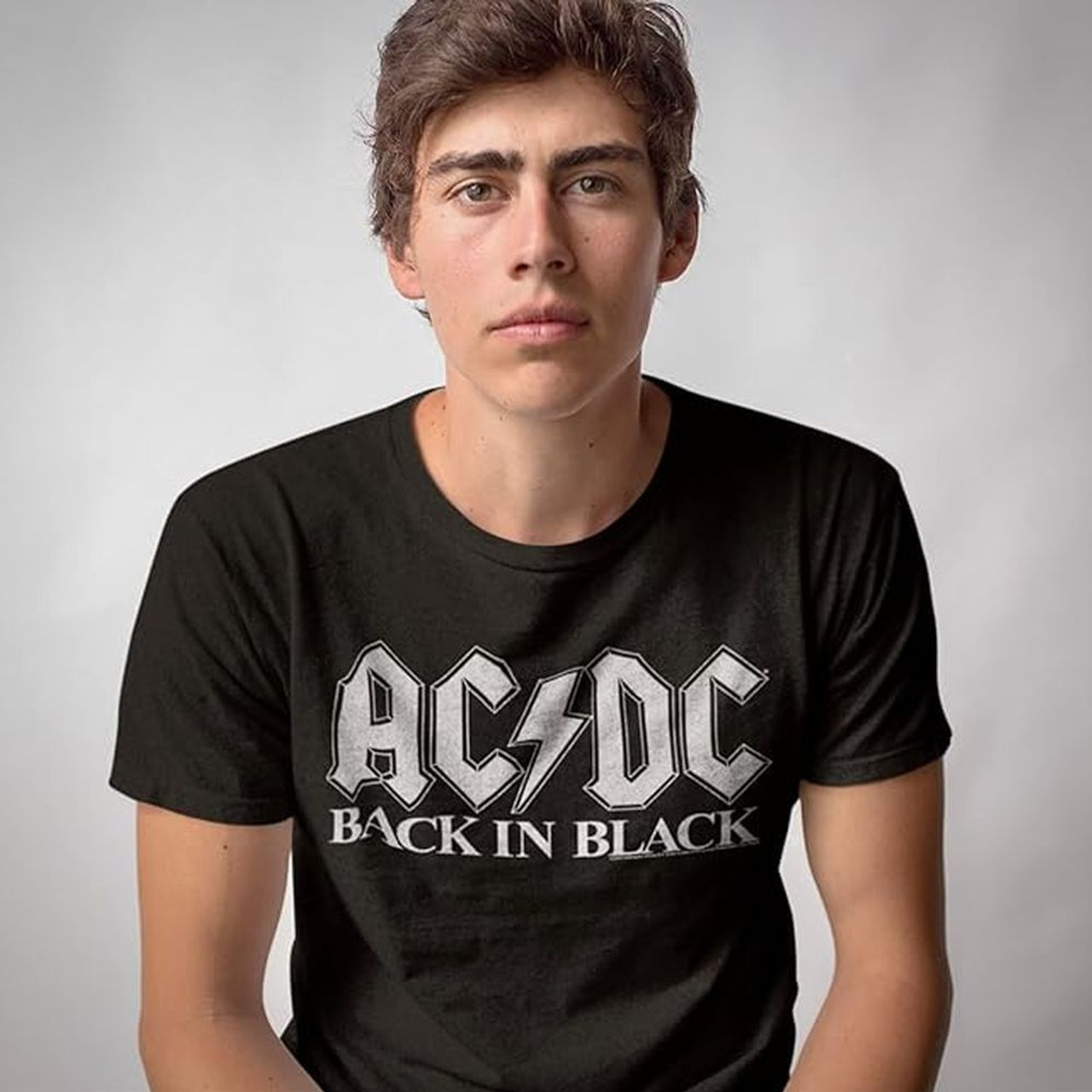 AC/DC Back In Black Album Adult T-Shirt
