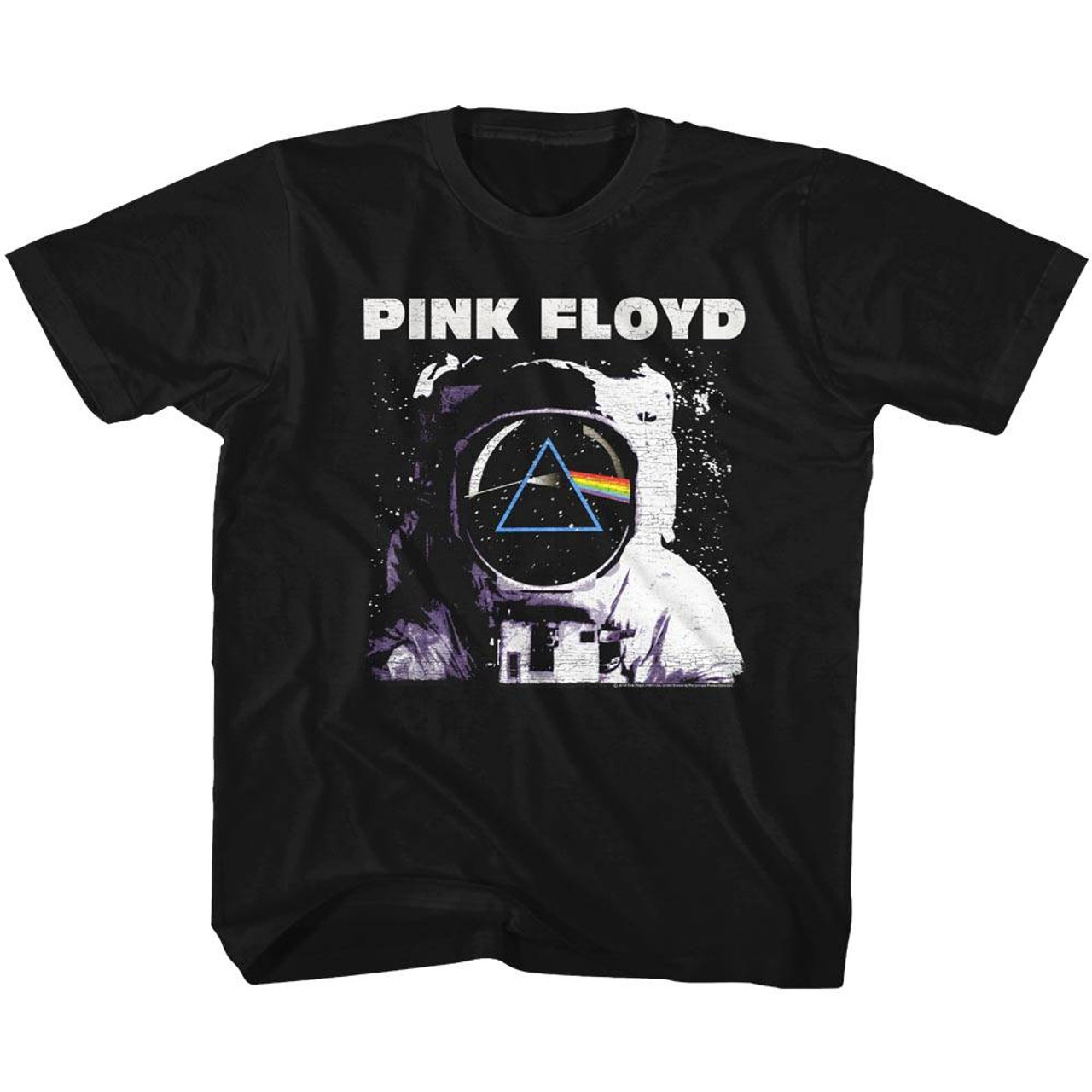 Pink Floyd Classic Moon Black Toddler T-Shirt