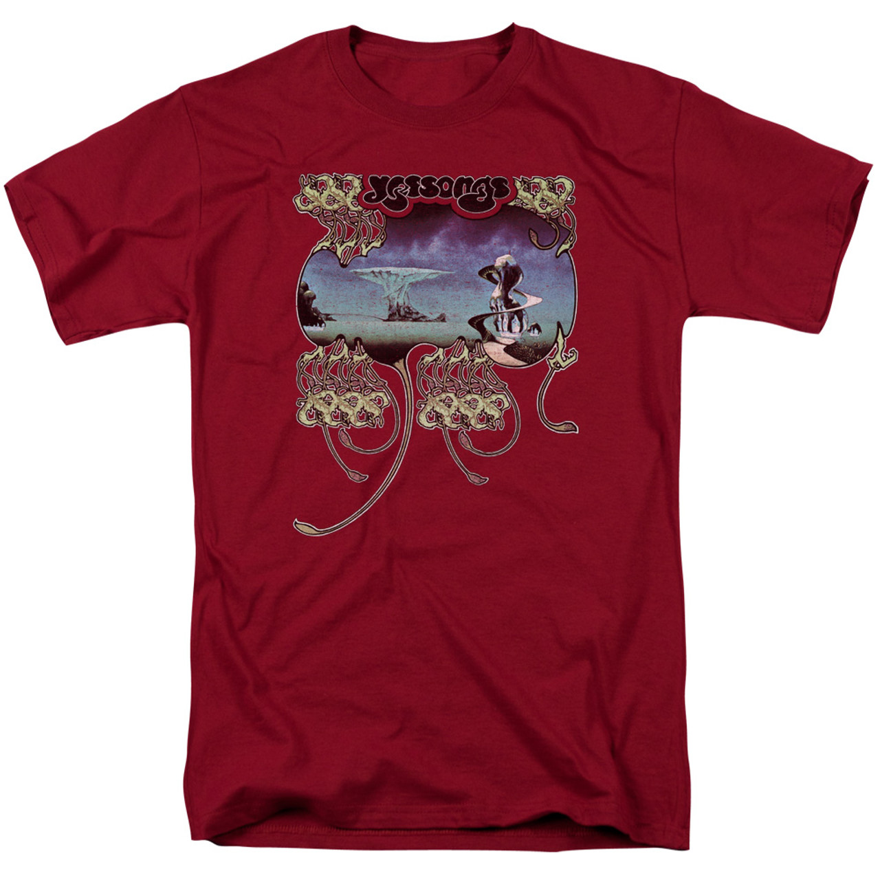Yes Yessongs S/S Adult 18/1 T-Shirt Cardinal
