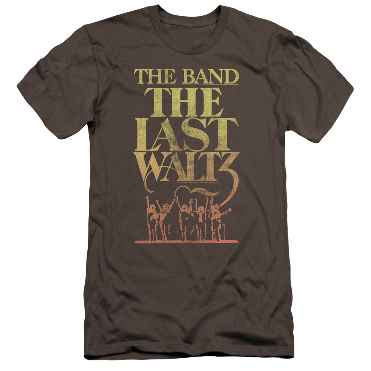 The Band The Last Waltz Premium S/S Adult 30/1 T-Shirt Charcoal