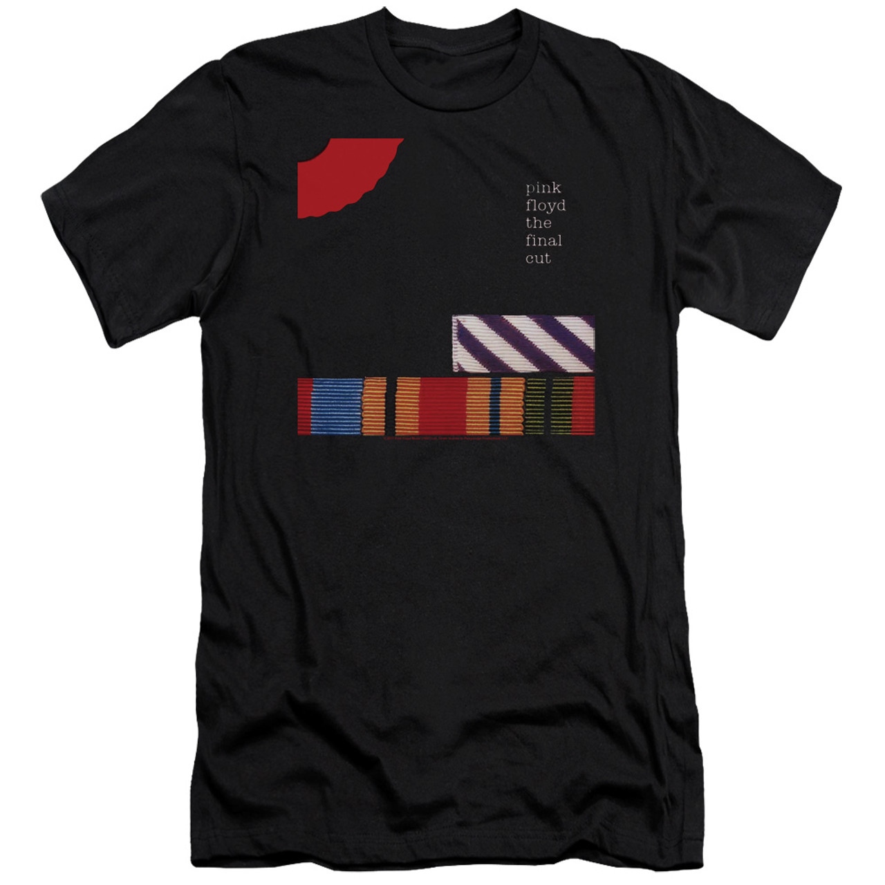 Pink Floyd The Final Cut Adult 30/1 T-Shirt Black