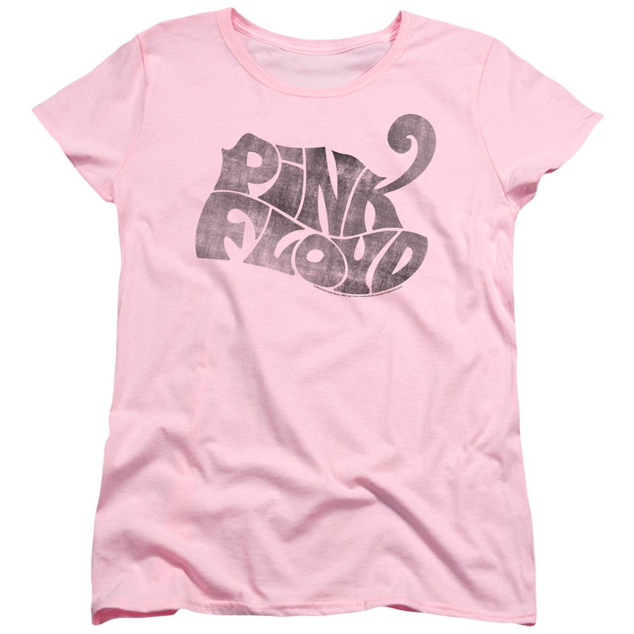 Pink Floyd Pink Logo Women's T-Shirt Pink