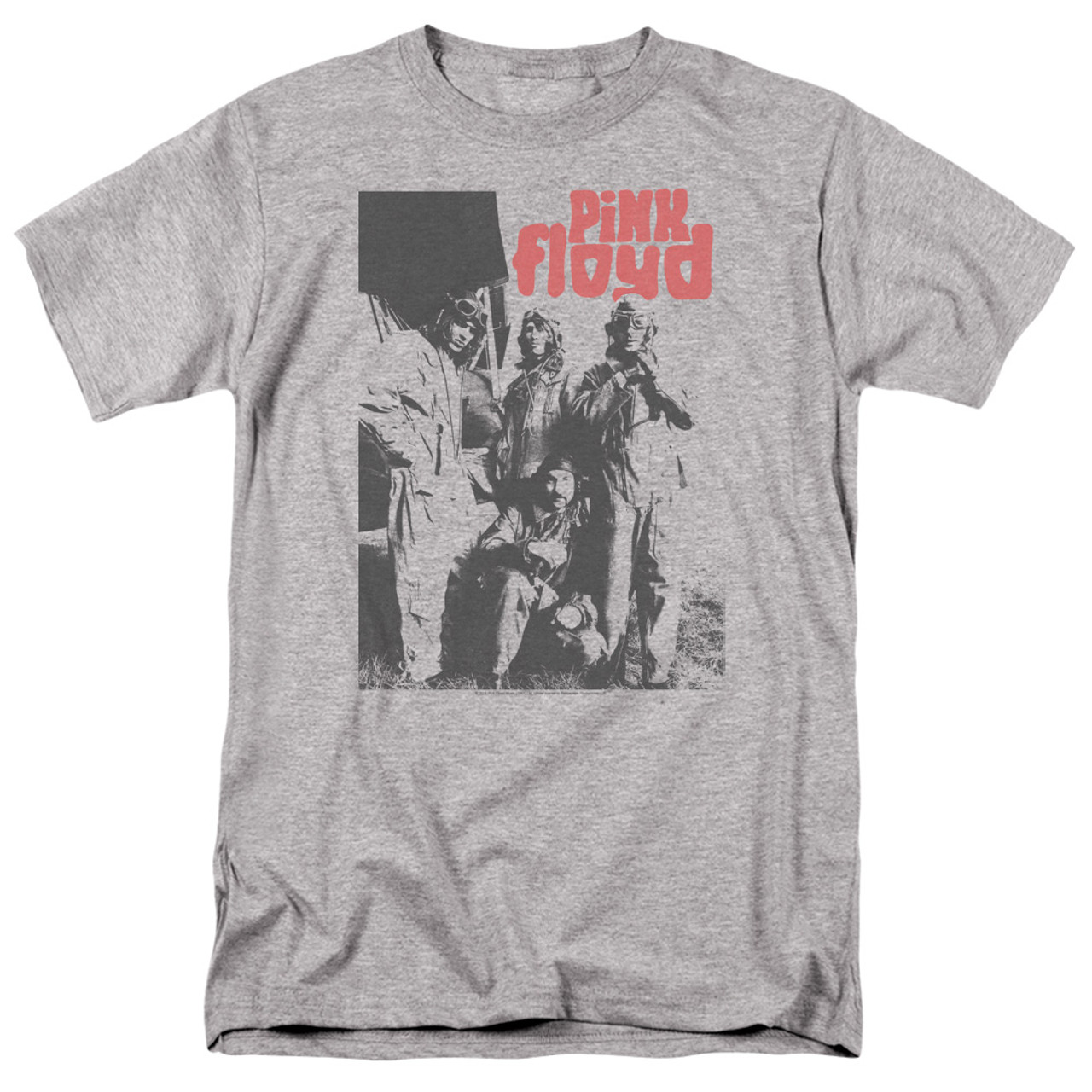 Pink Floyd Point Me At The Sky Adult 18/1 T-Shirt Athletic Heather