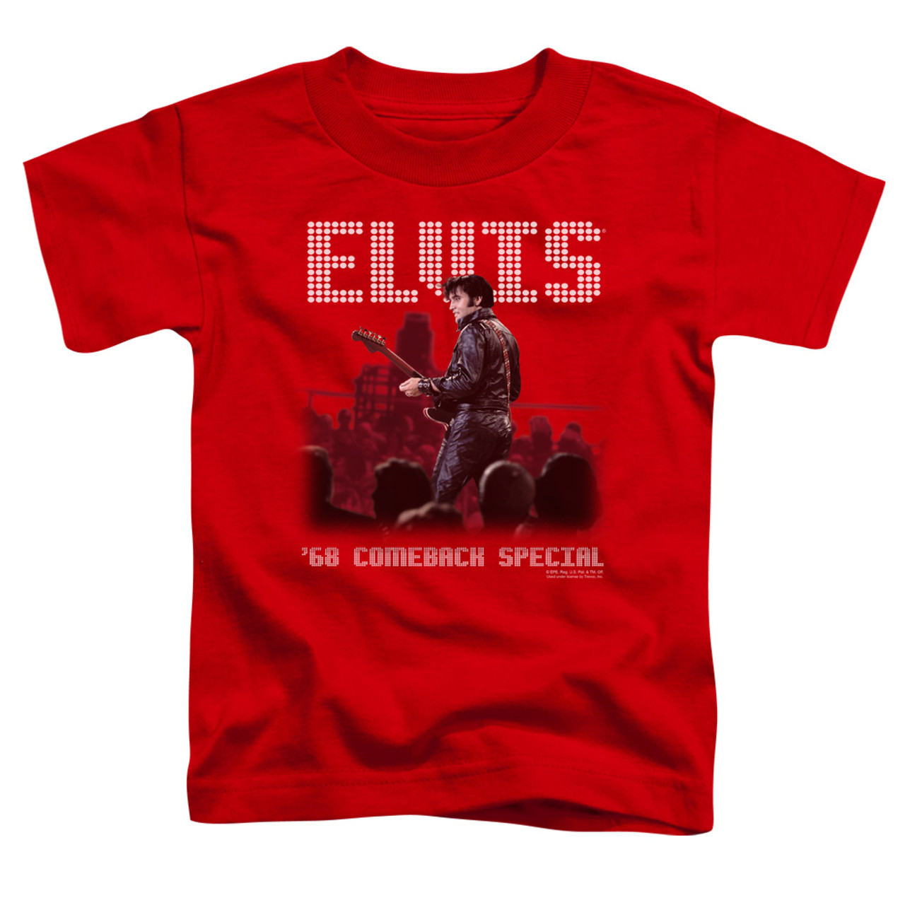 Elvis Presley Return Of The King Toddler T-Shirt Red