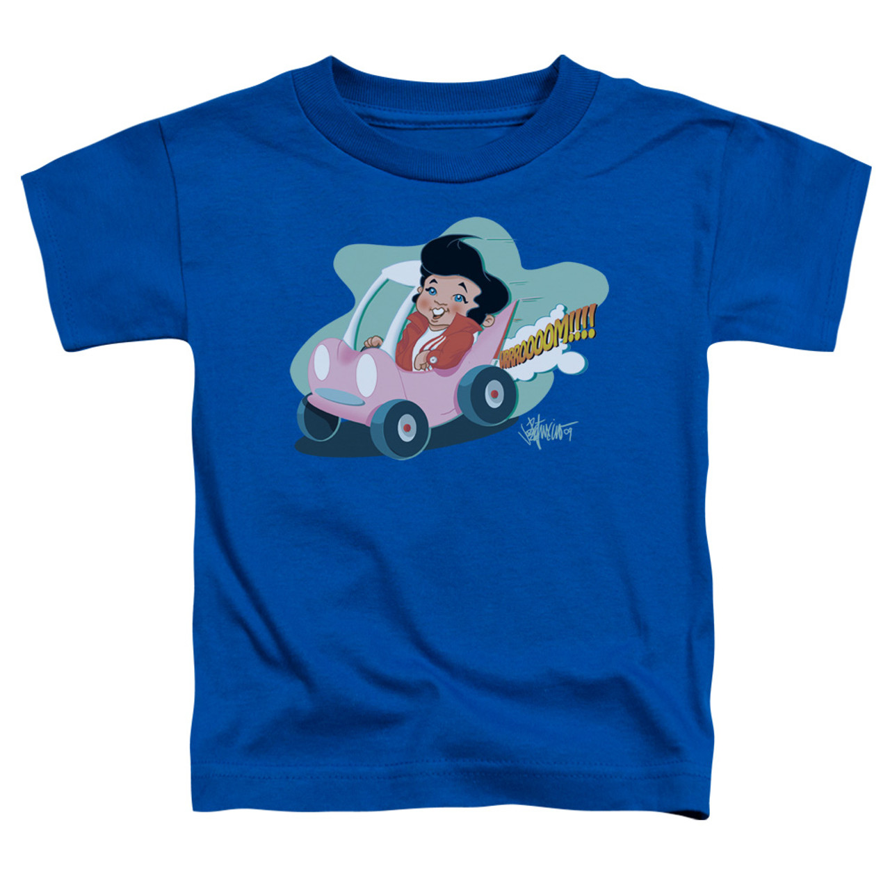Elvis Presley Speedway Toddler T-Shirt Royal Blue