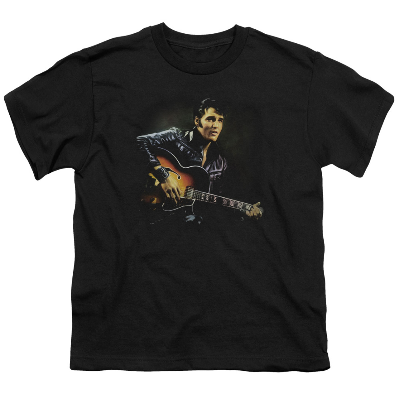 Elvis Presley 1968 Youth T-Shirt Black
