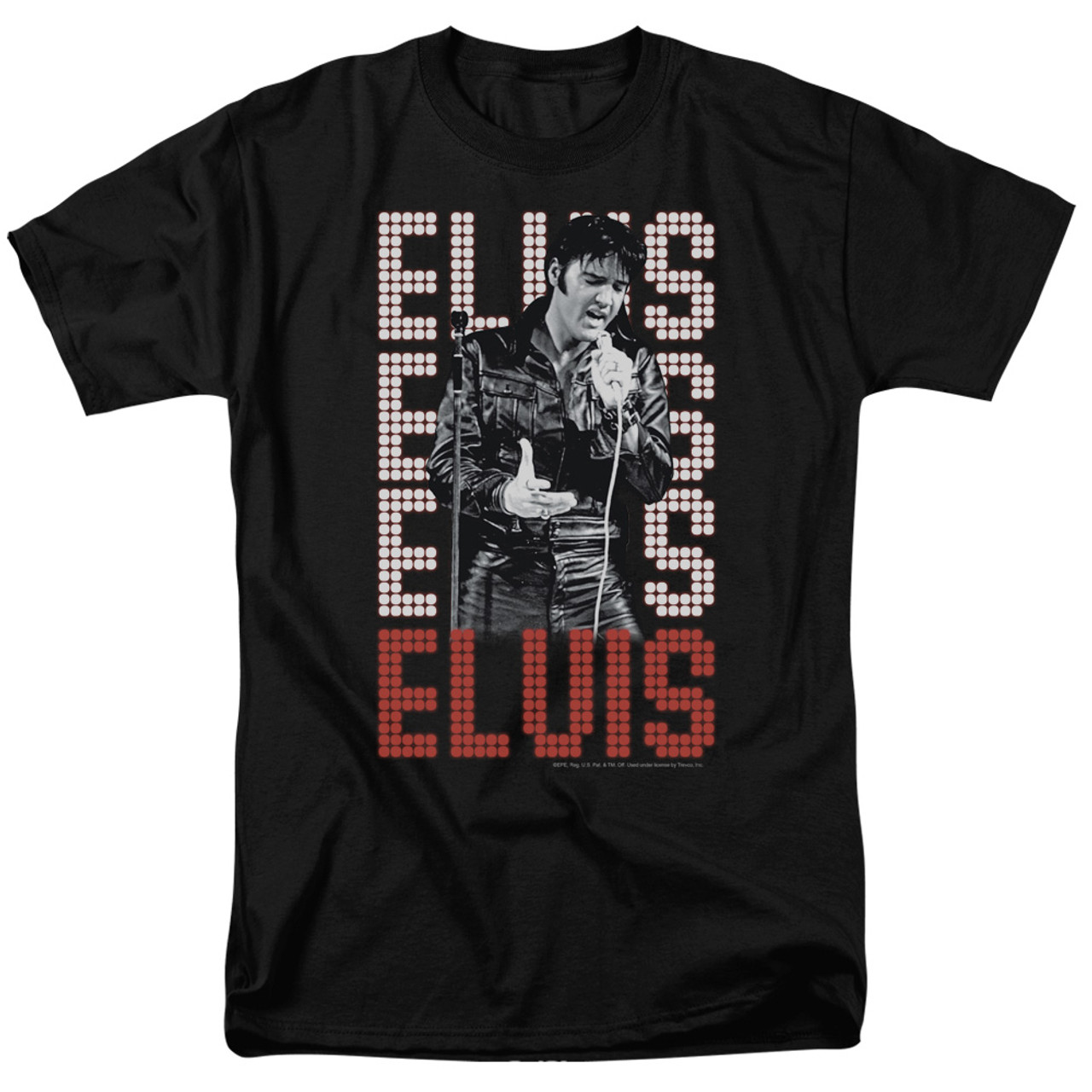 Elvis Presley 1968 Classic Adult 18/1 T-Shirt Black